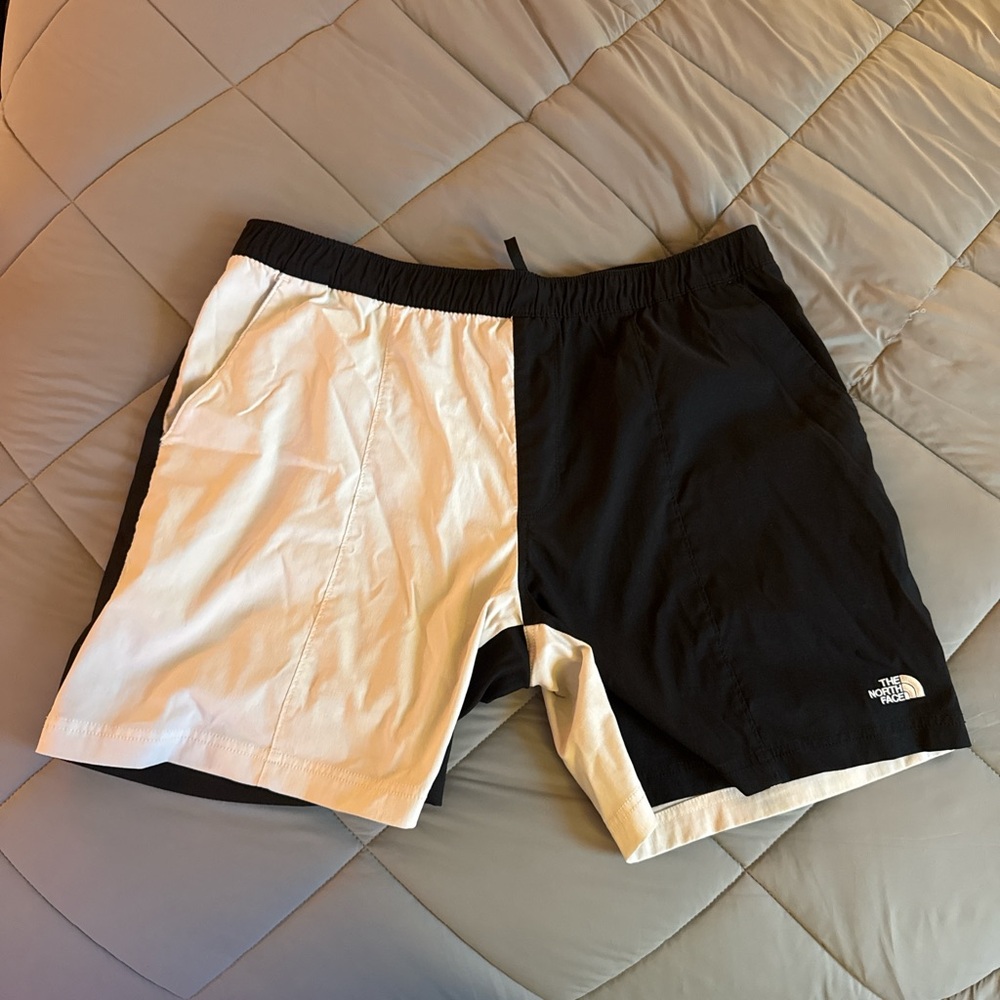 The North Face Black and Gray Shorts